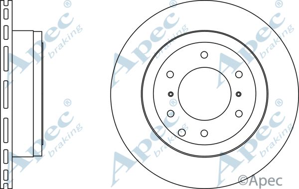 APEC BRAKING Jarrulevy DSK2669